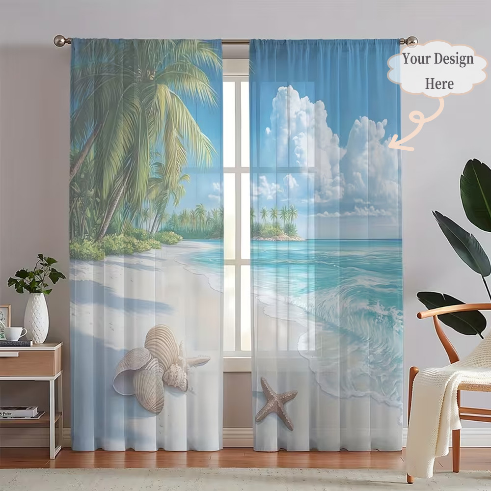 Gorden Tipis 2D Datar 2pcs Cus - Home Textile ulasan dan harga