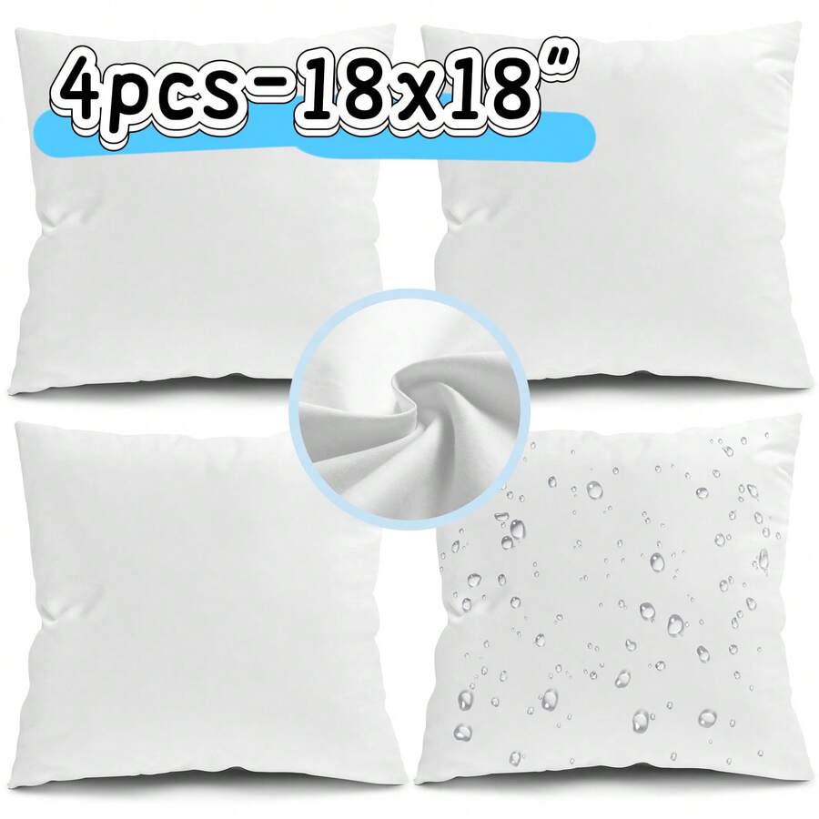 4 buah Isian Bantal Luar Ruang - Pillow Insert 18X18 ulasan dan harga