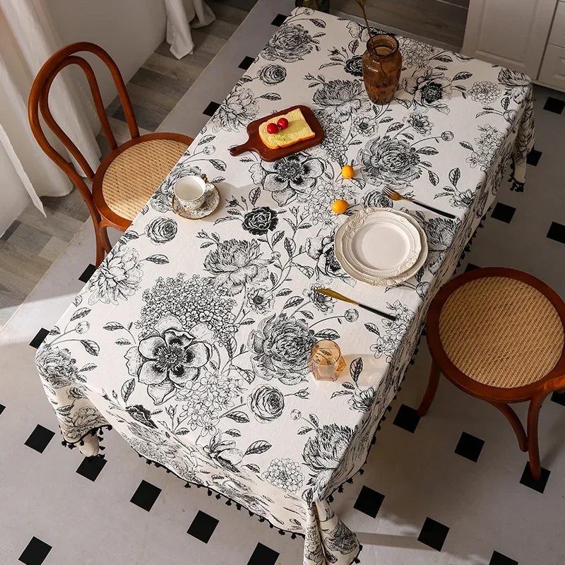 Taplak Meja Bermotif Bunga, Ba - Home Textiles Sale ulasan dan harga