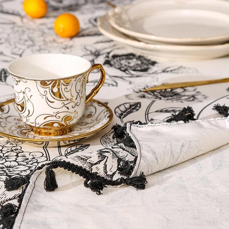 Taplak Meja Bermotif Bunga, Ba - Home Textiles Sale ulasan dan harga
